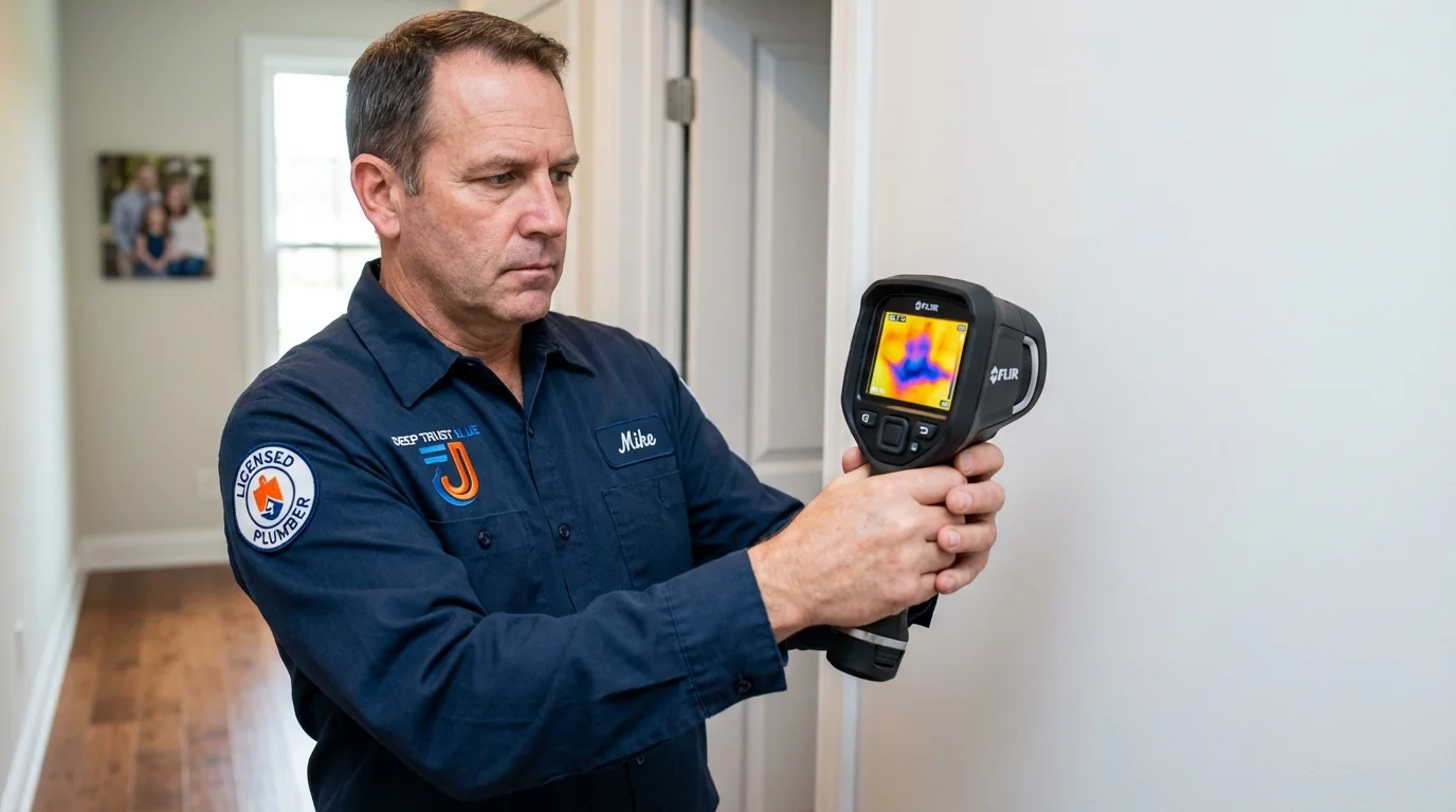 Thermal imaging leak detection by Johns Plumbing LLC in Frisco City